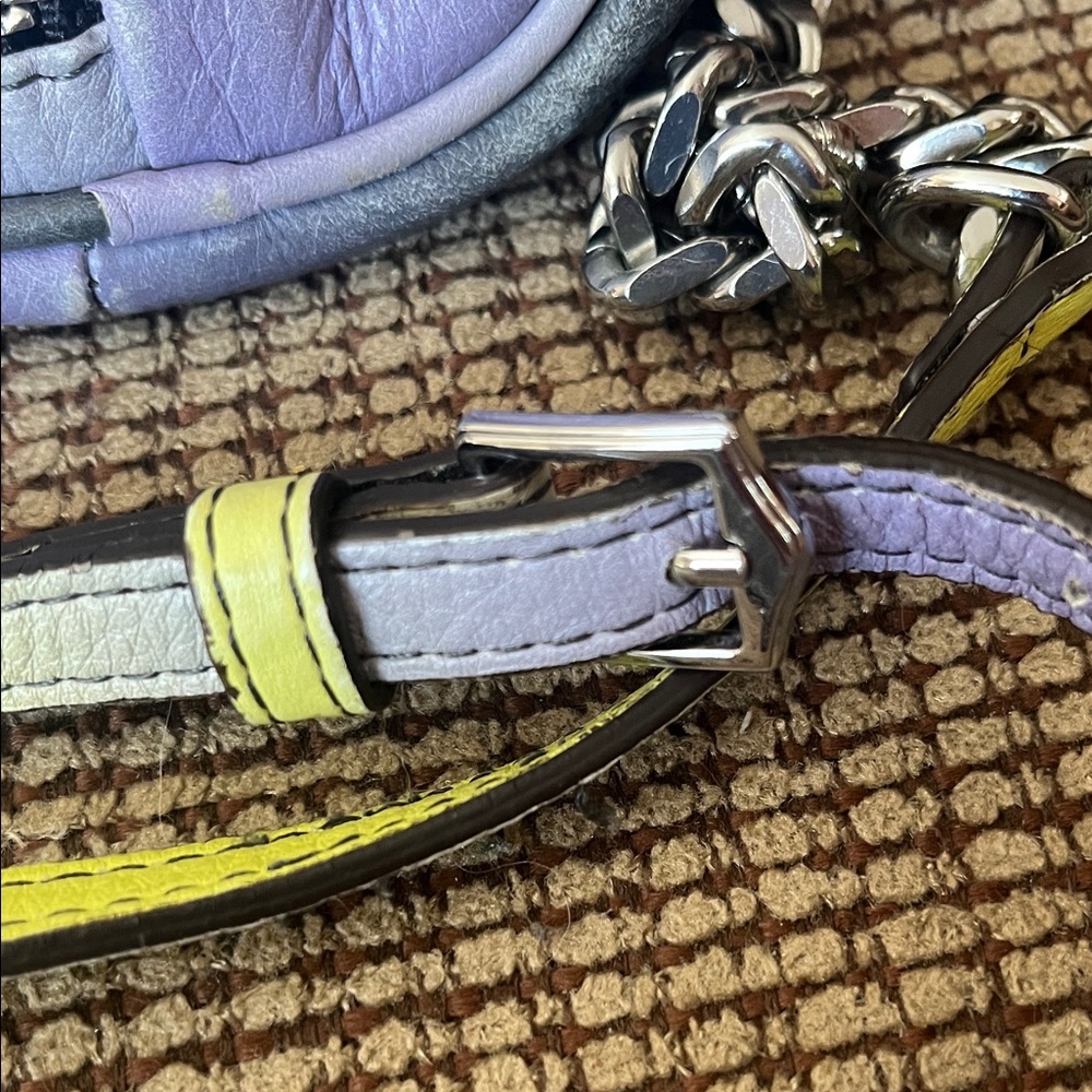 Aimee Kestenberg Yellow and Purple Crossbody Bag - Picture 4 of 16